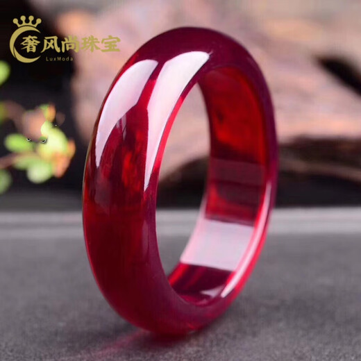Fat Donglai's same style beeswax bracelet Baltic Sea natural blood amber red amber women's gift wine red bracelet chicken blood amber bracelet width 22MM inner diameter 62MM