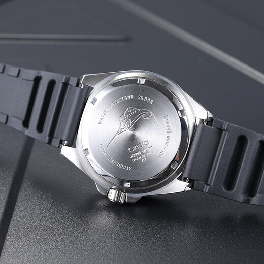 Casio (CASIO) Swordfish Black Water Ghost Casual Sports Men's Luminous Pointer Diving Watch Star Black MDV-106-1AVDF