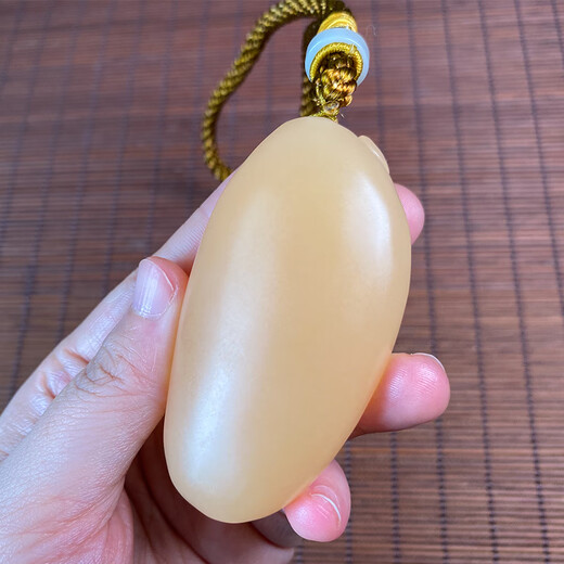 Knock Knock Love Huanglong Jade God of Wealth Handpieces Three-dimensional Engraved Paper Toy Pieces Jade Handle Pieces Jewelry Jade Men's Hand Accessories