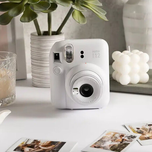 Fuji (FUJIFILM) instant mini12 camera minise upgraded model, one-time imaging, instant beauty, birthday gift, Mini12 Jasmine White (ready in stock), official standard configuration