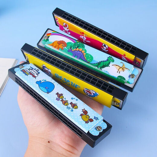 儿童口琴16孔幼儿园小学生初学者吹奏乐器创意礼物口风琴玩具 口琴 【2只装】