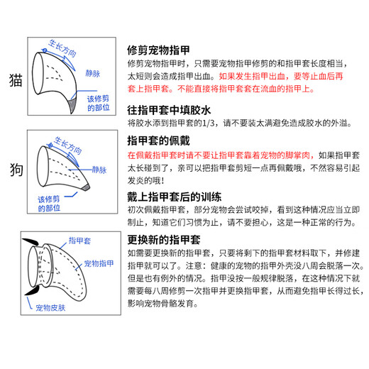 Keep a Pet (YOUNGER PET) Pet Nail Cover Dog Nail Cover Cat Nail Cover Cat and Dog Claw Cover Anti-Scratch Cover Anti-Cat Scratch Teddy Nail Cover Black for Dogs (Pack of 20) L-Large Suitable (7.5-10kg)