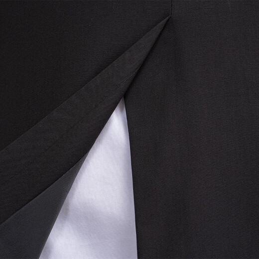 Haipaihaoyu-Anzug Set Herren Slim Small Anzug Business Format Micro-Stretch Anzug Bräutigam's Hochzeitsbräutigam 1695 Schwarz [Anzug + Hosen] XL (175) Empfohlen 110-130jin [Jin gleich 0,5 kg]