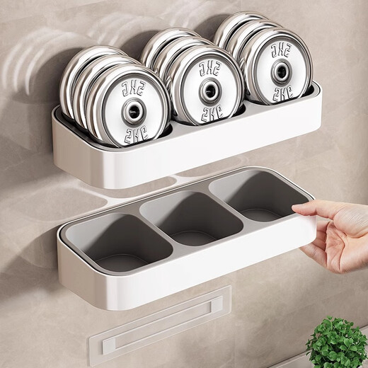Youqin seasoning box home kitchen high-end seasoning bottle jar storage rack wall-mounted sealed seasoning combination set storage