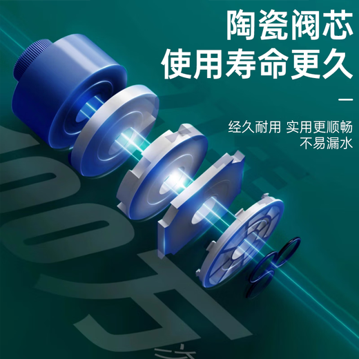 Kitchen sink faucet hot and cold sink faucet Big curve hot and cold kitchen faucet + 60cm pipe