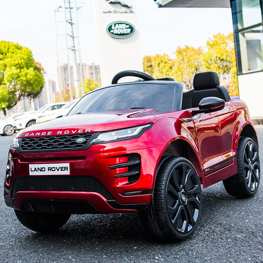 Синченхао Land Rover Детский электромобиль для электромобиля с полным колесом внедорожников с пультом дистанционного управления может сесть на игрушечный автомобиль детский автомобиль [окрашен красным четырехколесным]