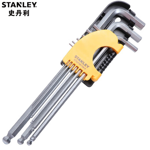 Stanley (STANLEY) 9-piece set of metric extended ball head hexagonal wrench 1.5-10mm STMT94158-8-23