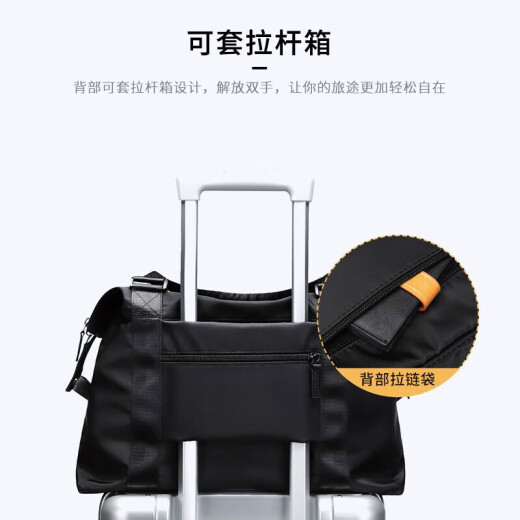 The9 travel bag women's short trip business trip large capacity luggage bag sports fitness bag shoulder pink