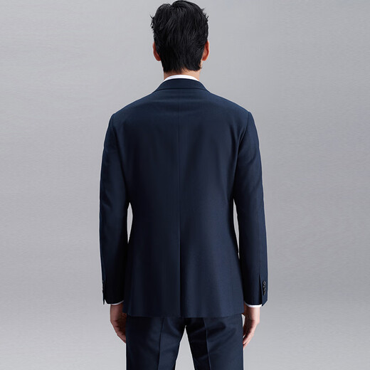 Angel Bird Business Suit (Top) Flat Lapel Straight Wool Suit Men's EBB233033U Blue Green 46B