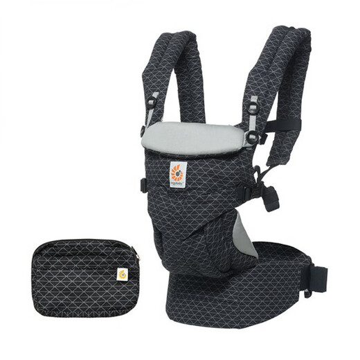 ergobaby United States omni Breeze Ergou baby strap baby back bag breathable OMNI360 - cotton style - black checked