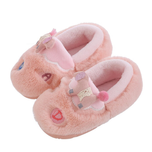 Yuwu Winter mittelgroße Kinder Baumwollschuhe 9-13 Jahre alte Herren Baumwollnestschuhe Kinder Winter Kinderschuhe Haus Wärme Dicke einzige 723 Dinosaurier Baumwoll-Blau Größe 28-29 Größe 17,5 cm 5-6 Jahre alt
