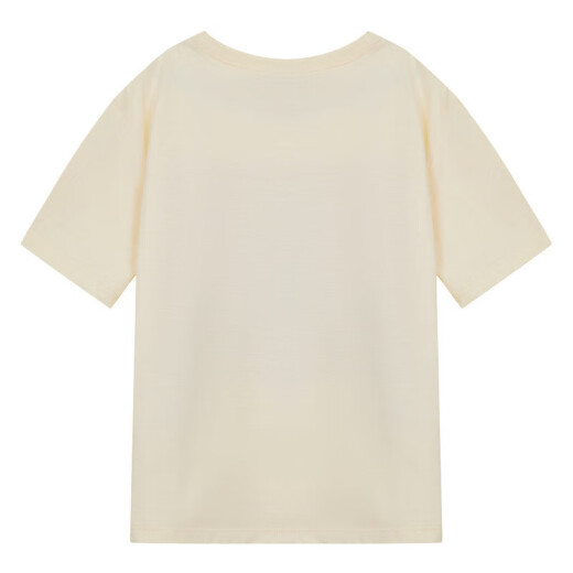 GUCCI Gucci 2023 new product Boys and children's letter printing round neck short-sleeved T-shirt beige 575114 XJEZI 9756 M 5A/5 years old/112c