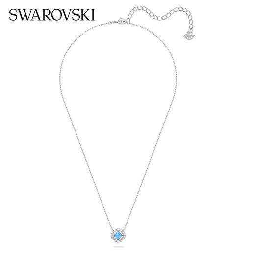Swarovski (SWAROVSKI) beating heart UNA SPARKLING lucky four-leaf clover necklace birthday gift for women 5642927