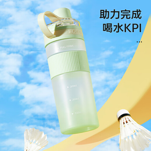 RELEA Sports Water Cup Large Capacity Student Water Bottle Tritan Plastic Cup Outdoor Fitness Straw Cup High Temperature Resistant Tea Cup