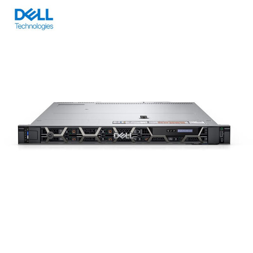 戴尔（DELL）PowerEdge R450 机架式服务器主机 ERP数据共享虚拟化存储1U双路主机 2颗银牌4314 32核64线程 2.4G 128G丨2块480G+2块2T丨H755