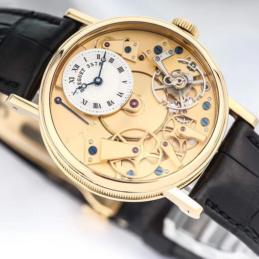 [Second-hand 95 new] Breguet/BREGUET Shishi Series 18k White Gold Full Hollow Luxury Automatic Machinery Men's Watch 37mm Manual Machinery 7027BA/11/9V6
