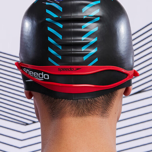 Speedo Cloud 2.0 Biofuse Flexible and Comfortable Adult Men's and Women's Swimming Training Goggles Transparent/Red