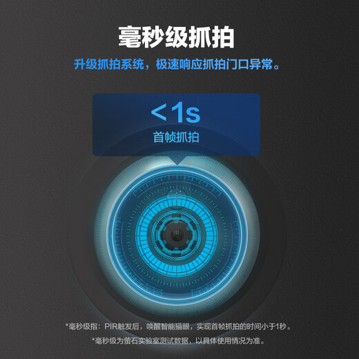萤石DP2C 3MP智能猫眼 摄像头 300万超清 海康威视旗下电子猫眼 可视门铃防盗门监控 远程可视通话