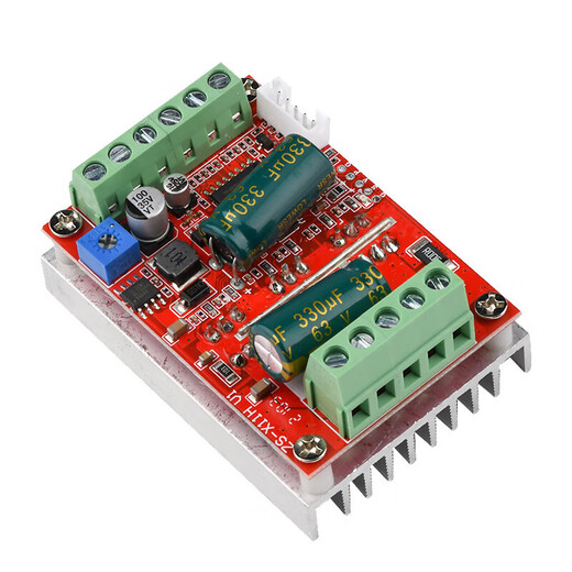 BLDC three-phase brushless DC Hallless motor controller PWM brushless motor ESC driver board PLC DC5V-35V 350W brushless Hallless driver