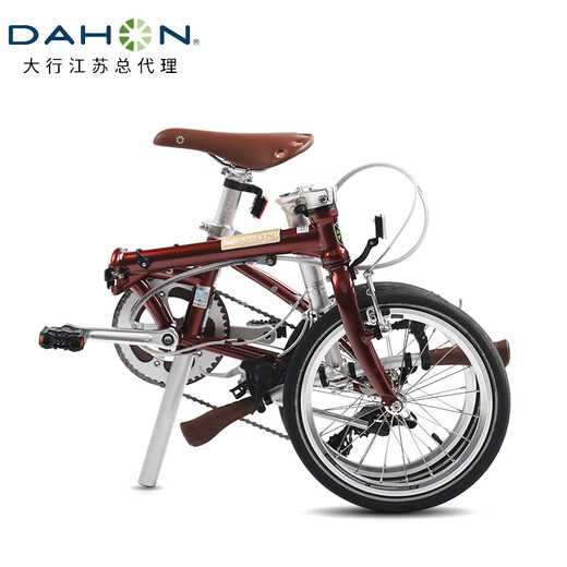 大行（DAHON） 16英寸D5铬钼钢5变速折叠自行车成人男女式学生复古单车HAC653 邮政绿