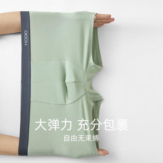 红豆（Hodo）莫代尔内裤男抗菌底裆运动透气大码男士平角裤四季柔软爽滑四角裤 673组合二(莫代尔抑菌款) 3条 3XL (185)