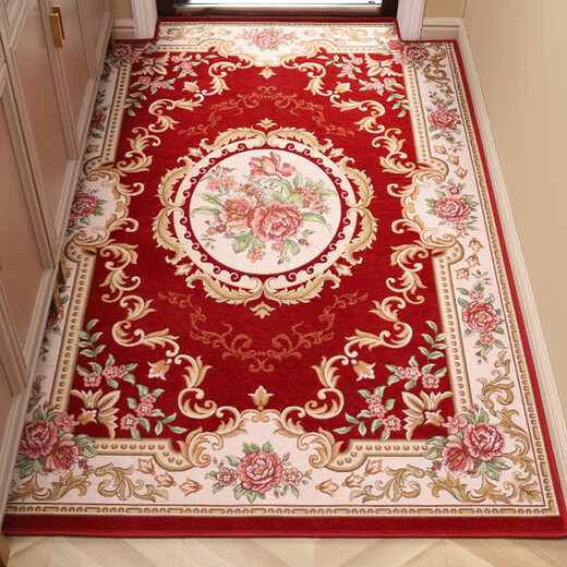 Gudie Entrance Door Floor Mat Entrance Door Foot Mat Porch Cuttable Red Door Mat Customized Living Room Home 027-Burgundy 80*100cm Add to Collection/Priority Shipping