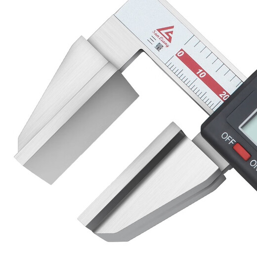 Three-quantity high-precision duckbill wire rope large-area digital display vernier caliper 0-150mm stainless steel wide-area caliper JD124 large-area 0-150mm