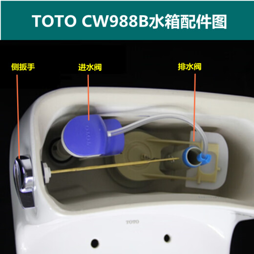 
Oudefei is suitable for TOTO CW886B 854 988 870 SW981B toilet water inlet valve Water feeder Water stop valve BH129