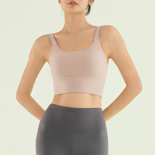 Sky Hands Sports Bra Women's Shockproof Yoga Vest Professional Pilates Vest with Chest Pad Himalayan Yellow S