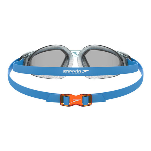 速比涛（Speedo）HYDROPULSE儿童泳镜高清防雾游泳装备男女童通用 蓝色/烟色