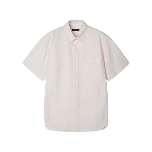 
Sketch men's spring and summer new shirt cotton loose fun short-sleeved shirt casual commuter multi-pocket top 694 light miscellaneous powder S