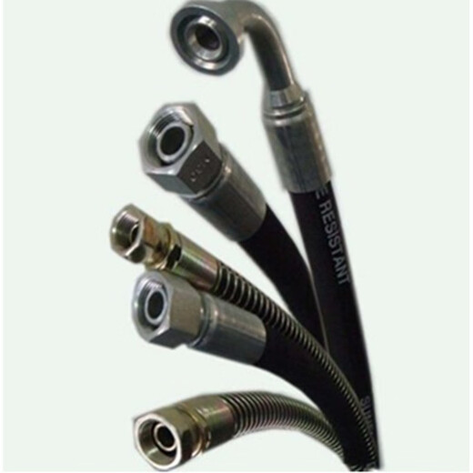 Fanyi Kechuang high-pressure oil pipe, high-pressure steel wire rubber pipe, size specifications can be customized, unit price/meter high-pressure rubber hose with steel wire/inner diameter DN6*10 meters/14*1 connector