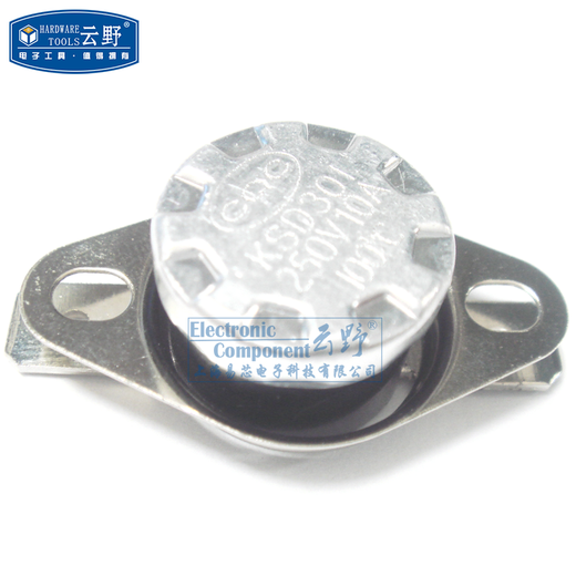 Yunye Normally Open Temperature Switch KSD301 Temperature Control Switch Jump Thermostat 250V 10A