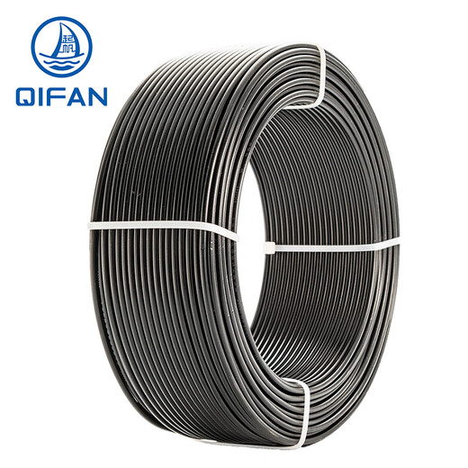 Qifan Wdzb-byj 1*2,5 Quadratmeter niedriger Rauch, halogenfreie Flammes-Reparaturkern-Kern-Wärme-Resistant 105 Grad Einkern-Hartdraht rot 100 Meter