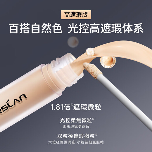 Carslan Black Magnetic Concealer Pen Concealer Stick Spots Freckles and Acne marks Don't Dry 02 High Concealer Version 4.2g For Girls