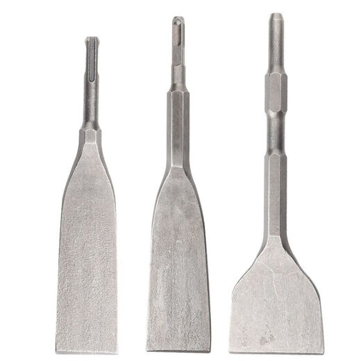 Electric hammer electric pick chisel square handle four pit chisel widened flat shovel electric pick widened electric hammer drill bit shovel head water square handle flat chisel 14*150*40
