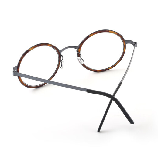 Lindberg Lindberg Gläser Rahmen Jiang Wen gleicher Stil LIN9707 Ultra-light reine Titanrunde Myopia Brille Rahmen 9759 9759-K258P70-49135