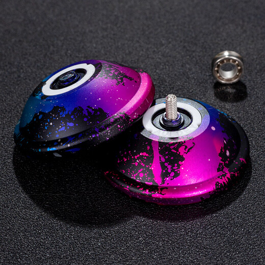 Yunya metal yo-yo competition special dead sleep professional 10 ball bearing yo-yo aluminum alloy yoyo ball toy black pink blue