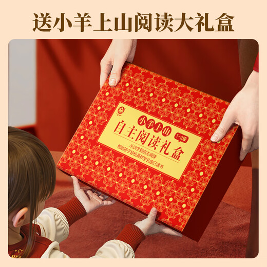 小羊上山分级阅读第123456级全套儿童绘本3-6岁幼儿园推荐0-3岁宝宝睡前故事书启蒙早教图书小班学前识字语言汉语读物 【升级版】小羊上山1-2级自主阅读礼物礼盒