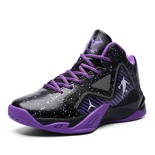 Sembosk Kobe Basketball Shoes Choza de aire masculino y femenino AJ Botas prácticas de alto contenido Mandarín Irving Irving Anti-Slip RESISTANT DE ASIGNOS DE AUTIDORES DE NIÑOS 9902 PURPULE 43