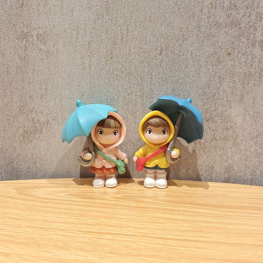 
Gelun Cute cartoon desktop character small ornaments creative office healing mini couple micro landscape decoration one-doll kitten combination