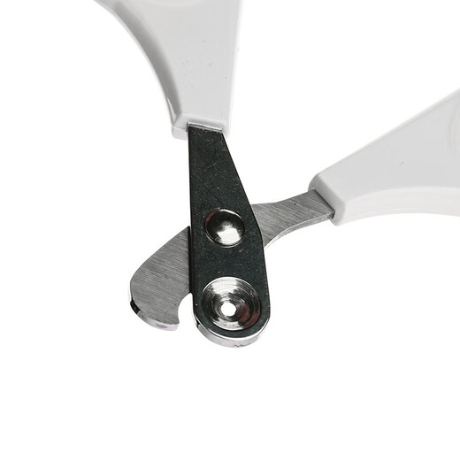 Huayuan Pet Tools (hoopet) cat nail scissors special small blind scissors kitten nail clippers round hole novice anti-scratch and anti-bite dog nail clippers pink (ordinary style)