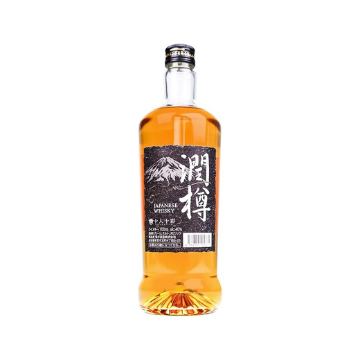 潤樽日本威士忌进口洋酒可乐桶威士忌百年酒厂700ml酒类 润樽威士忌