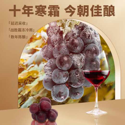 长白山 霜后葡萄酒甜型红酒微醺晚安酒东北特产果酒端午节礼品740ml单支
