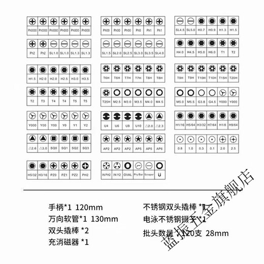 XMSJ工具螺丝刀套装异形多功能家用一整套合金钢手机维修电讯全套 精密螺丝批格纳库9227