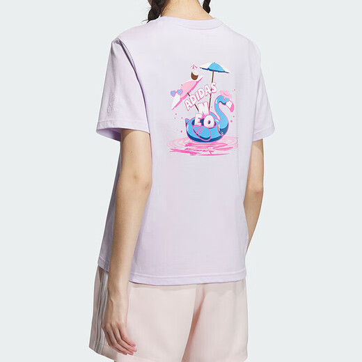 阿迪达斯 （adidas）女子跑步训练健身舒适透气休闲短袖T恤衫IP3880 A/XS码