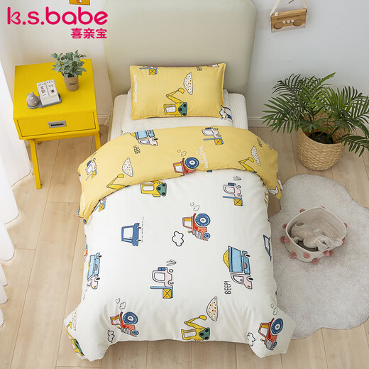 Xiqinbao children's quilt cover baby quilt cover (without core) kindergarten quilt quilt cover 120*150cm car model