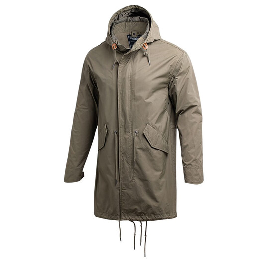 Dragon Dientes M51 Batina de pescado de viento de viento M51 Spring de longitud media y otoño e invernal de la chaqueta táctica al aire libre a prueba de viento Coyote Brown L (170-190jin [Jin iguala 0.5 kg])