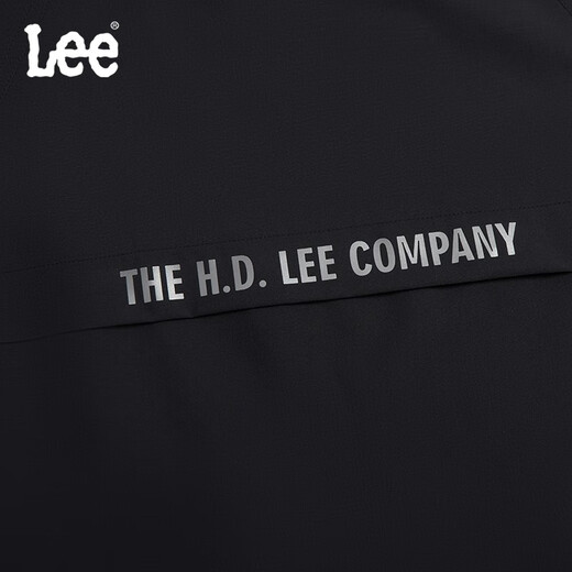 Lee Children's Jacket 2025 Autumn New Men's and Women's Clothes Three-Proof Outdoor Hooded Jacket Three-in-One Top Black Upgraded 140 cm