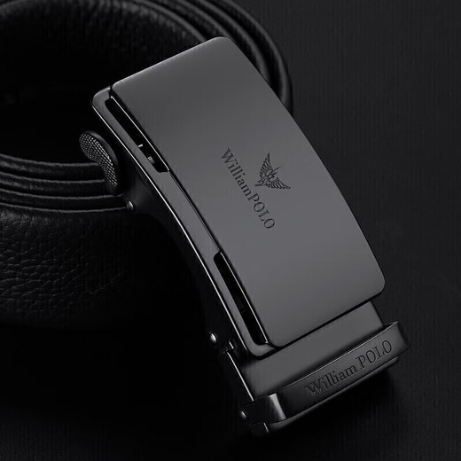 Emperor Paul belt men's cowhide automatic buckle belt men's trouser belt 130 New Year's gift for boyfriend and husband